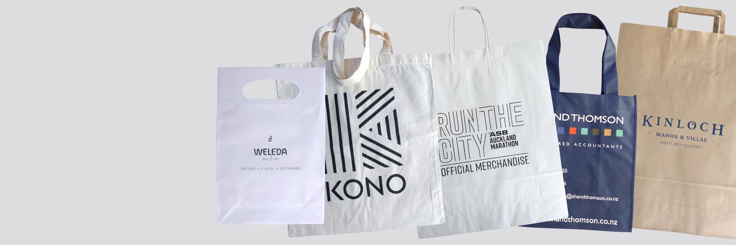 Huge range of printable bags available at Carried Away Bags NZ