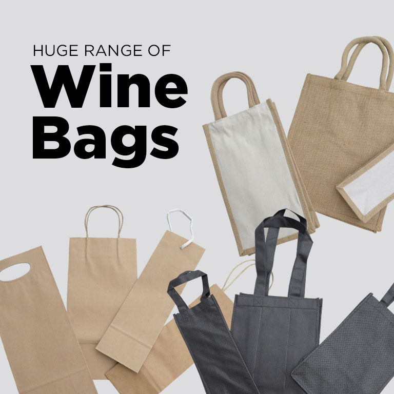 Huge range of wine bags